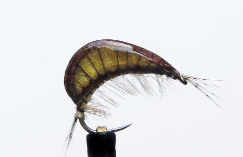 Gaga Gammarus Maize #12 Shrimp Fishing Fly Also Called Scud Fly